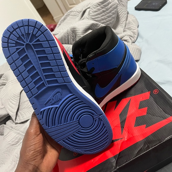 Nike Air Jordan 1 High OG Blue/Black - Picture 1 of 4